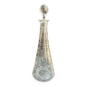 Saint Louis cut crystal stamped decanter
