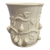 cache-pot (or pharmacy pot / covered pot without a lid) in earthenware