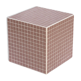 Cube side table 33x33 cm