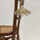 Flower walkman lamp in mother-of-pearl and brass