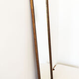 Gilded mirror in old wood - 116x35cm