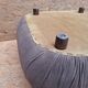 Velvet and mirror coffee table