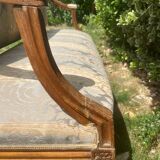 Banquette - Boudoir Sofa in Wood - Louis XVI Period
