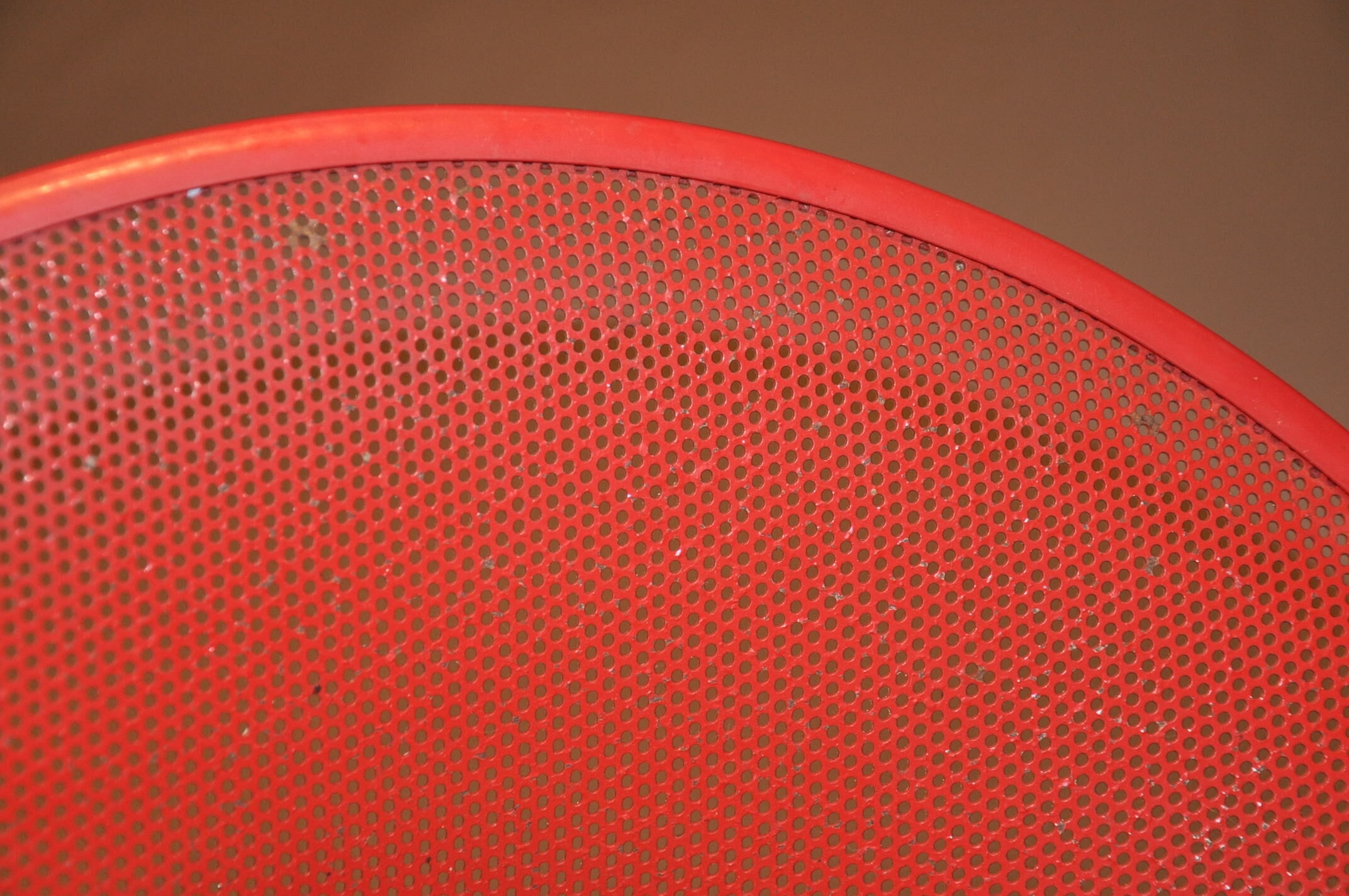 Hnaging rises and drops vintage perforated metal