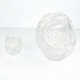 A pair of crystal baskets Huta Szkła Julia, Poland, 1980s