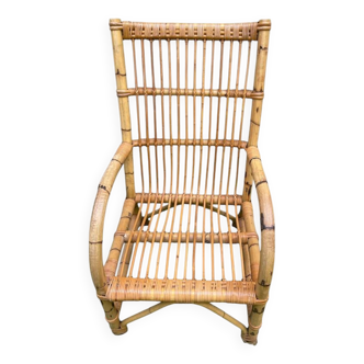 Bamboo armchair