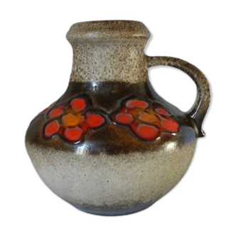 Vase Fat Lava Germany flower decoration