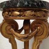 Wooden and marble saddler Napoleon III era