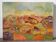 Naive painting: shepherd with sheep, oil on canvas signed