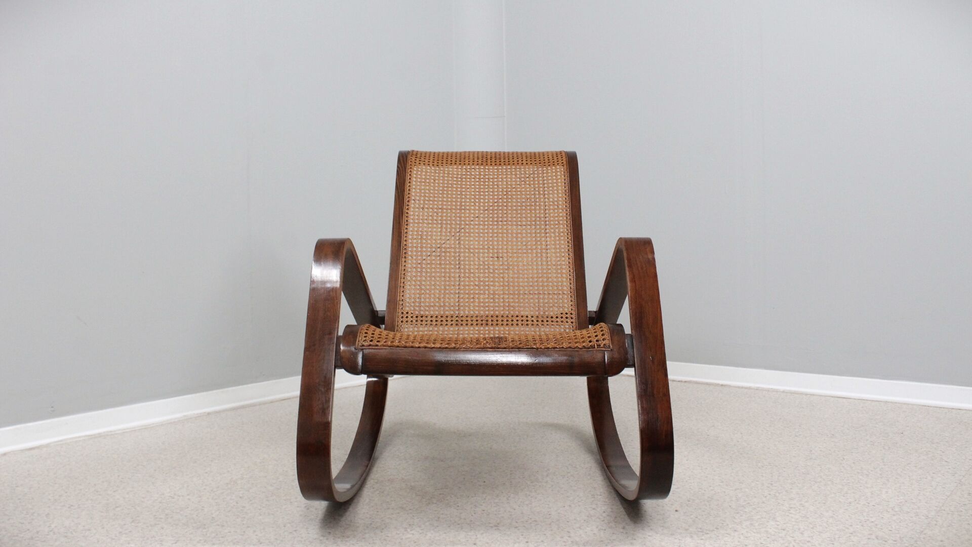 Luigi Crassevig "Dondolo" rocking chair 1970s