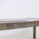 Capron. Black and red glazed stoneware 'navette' coffee table. 1960s.