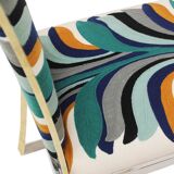 Mid-Century Michel Mangematin Brass and Steel French 1970s Eight Dining Chairs