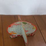 Cardboard flag globe from the 50's dutch