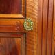 Antique solid walnut cabinet, Louis XV style