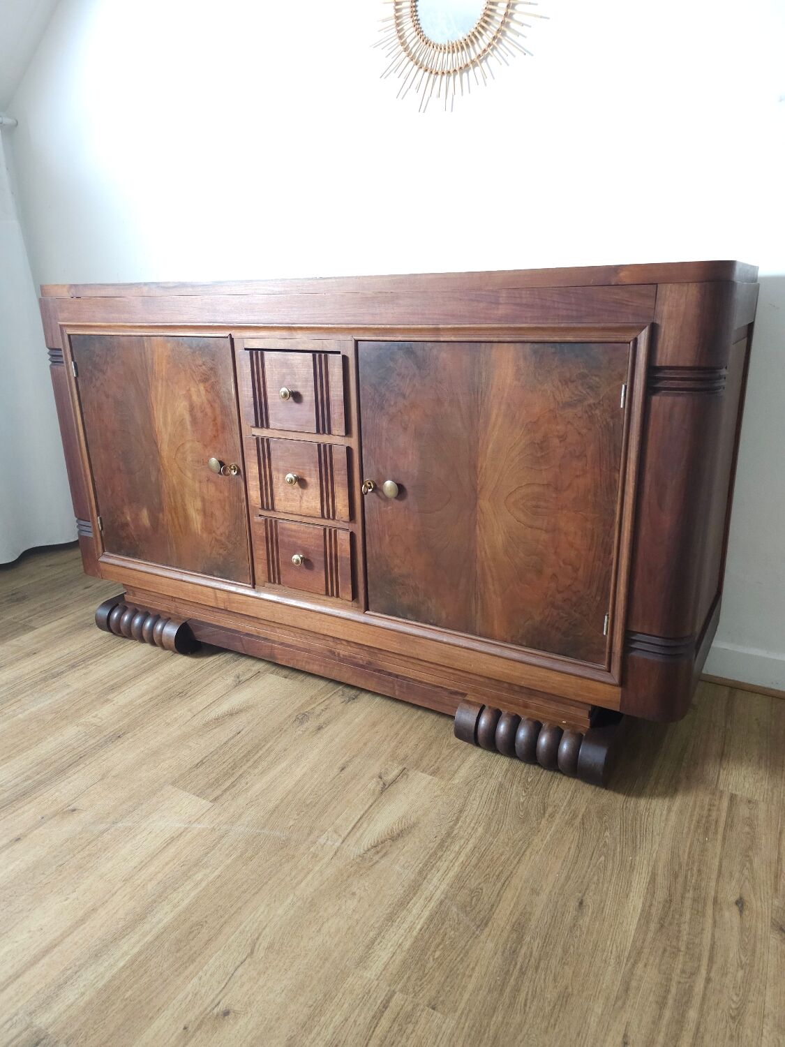 Art Deco Enfilade in Walnut, Circa 1930
