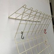 German minimalist Mid-Century coat rack in rope, 1960s