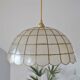 Mother-of-pearl and brass suspension