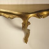 Old gold wall console 39 cm