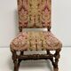 Chaise style Louis XIII en noyer