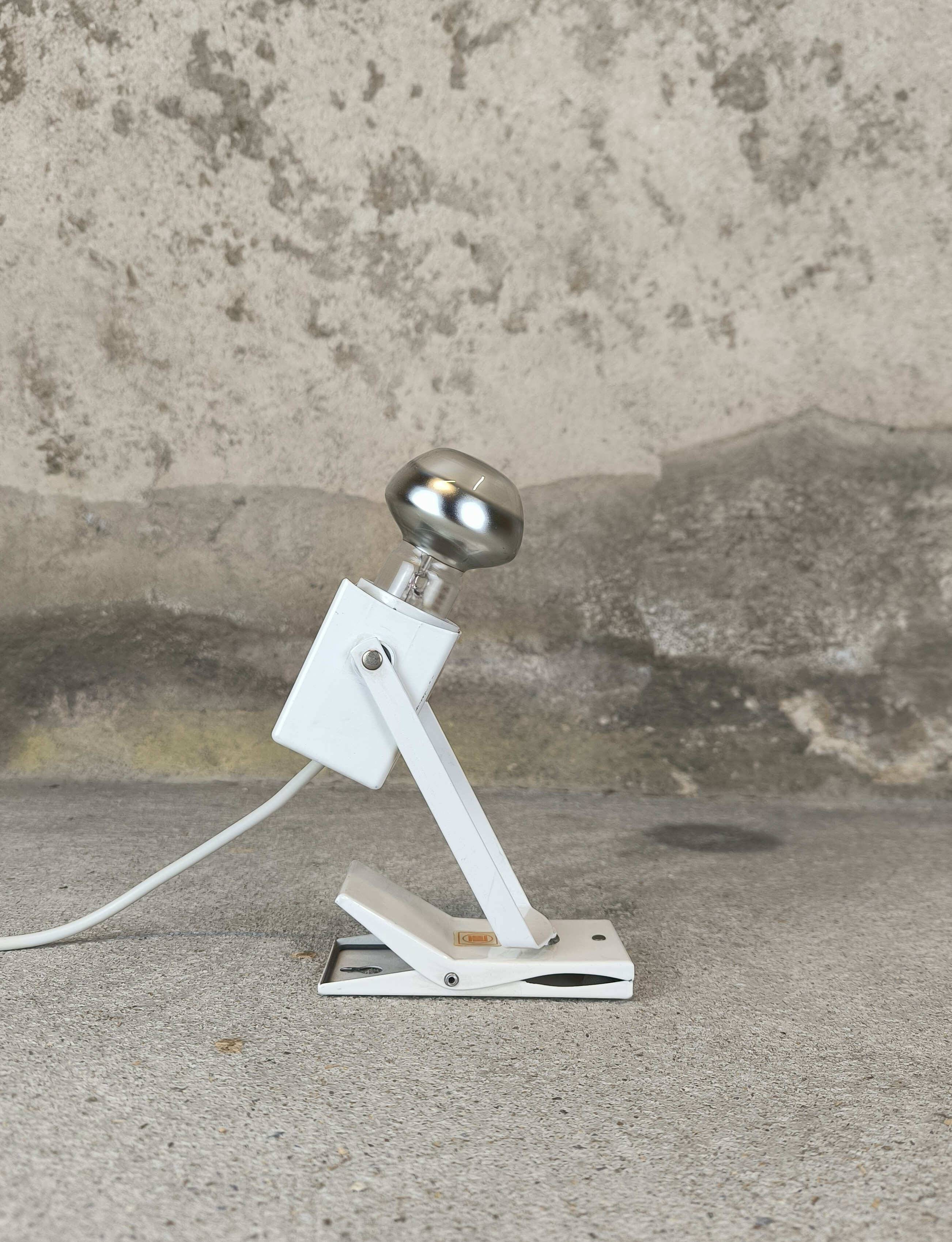 LITA vintage white clip-on spotlight