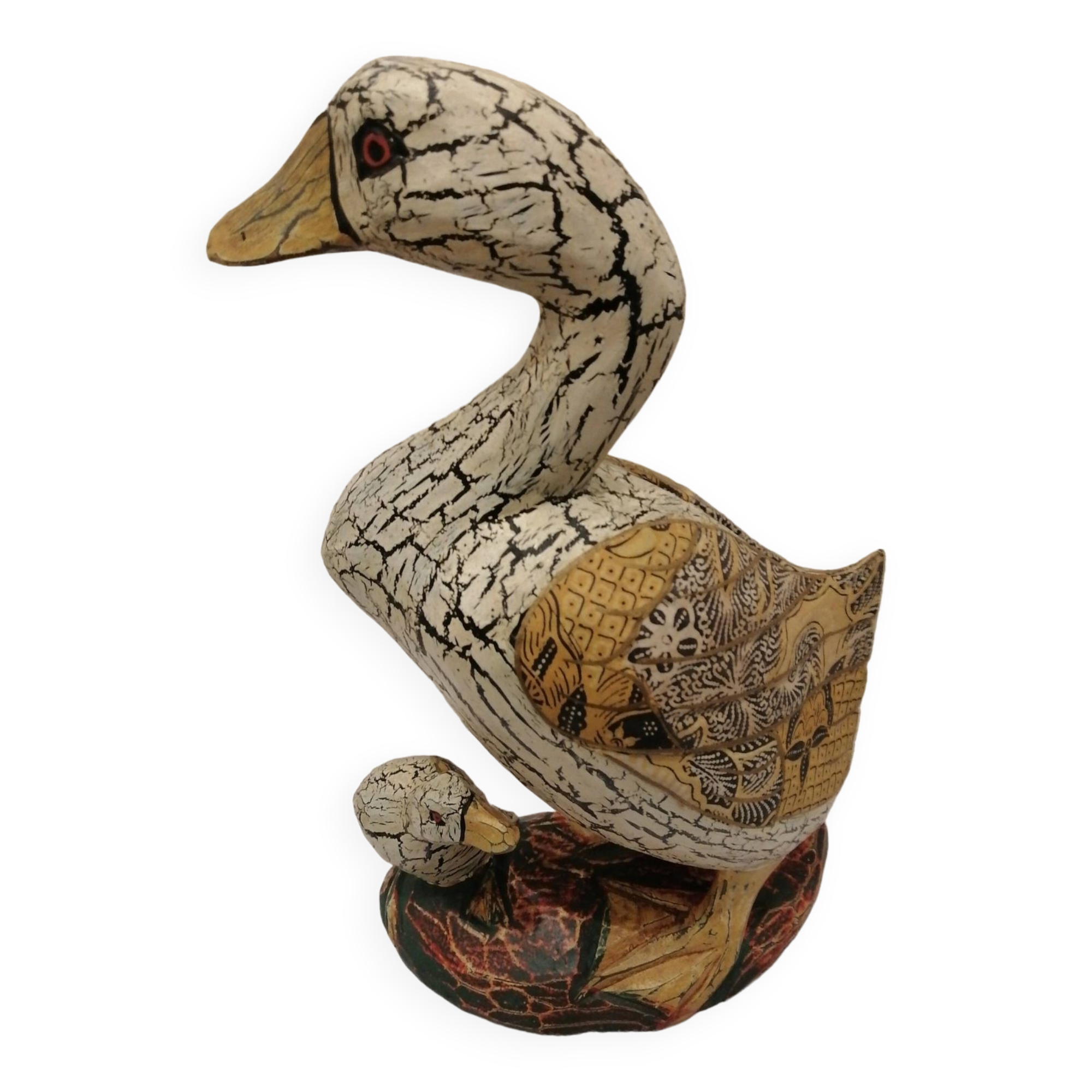 Duck with her little