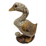 Duck with her little