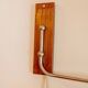 Applique murale vintage mid-century à bras pivotant – Teck & chrome
