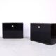 Art deco black and gold cabinets by Pierre Vandel, 1970s