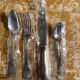Set of 4 children's cutlery Christofle model Marly