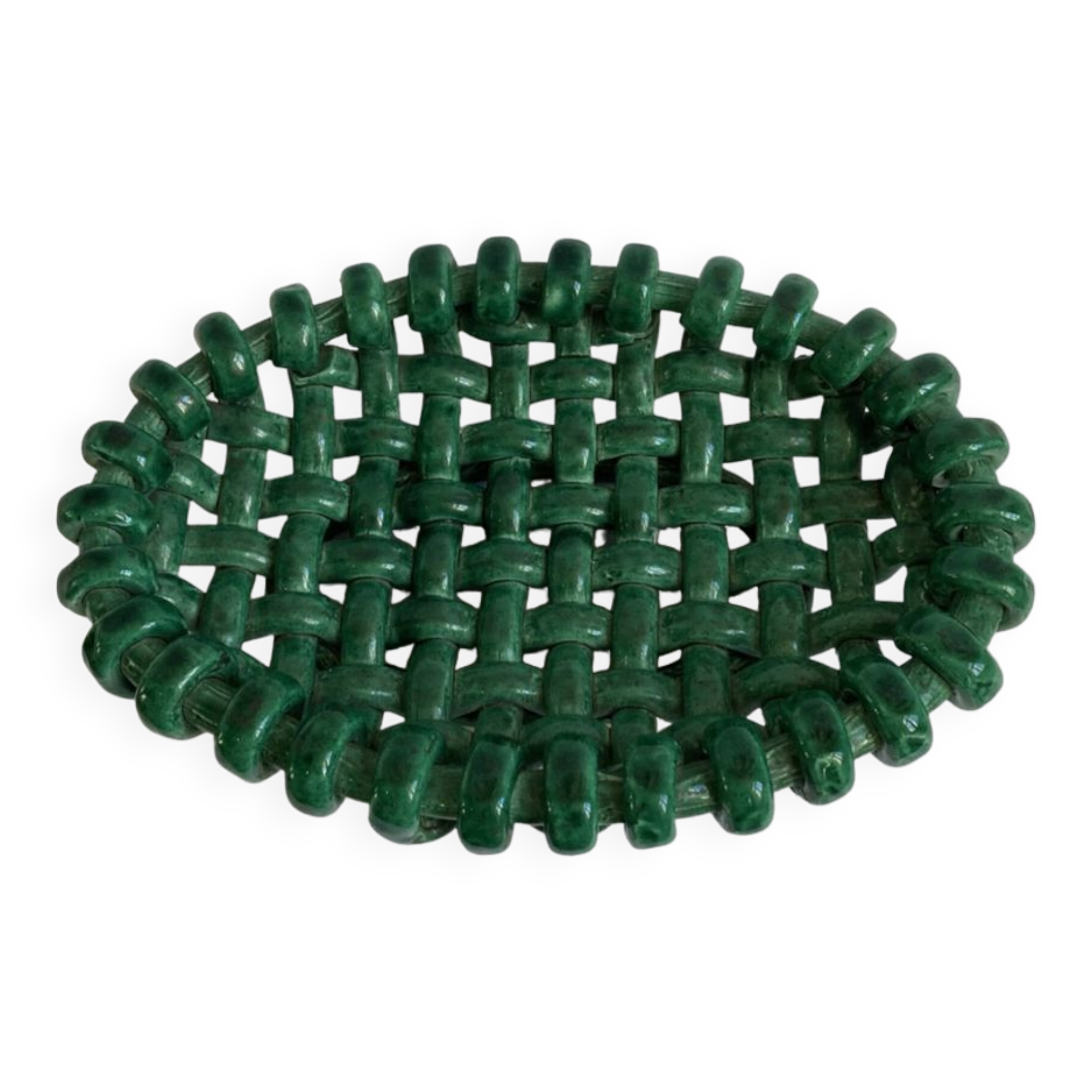 Jerome Massier, Braided Fruitbowl, Vallauris, Made in France