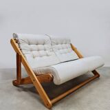 Vintage Swedish folding sofa