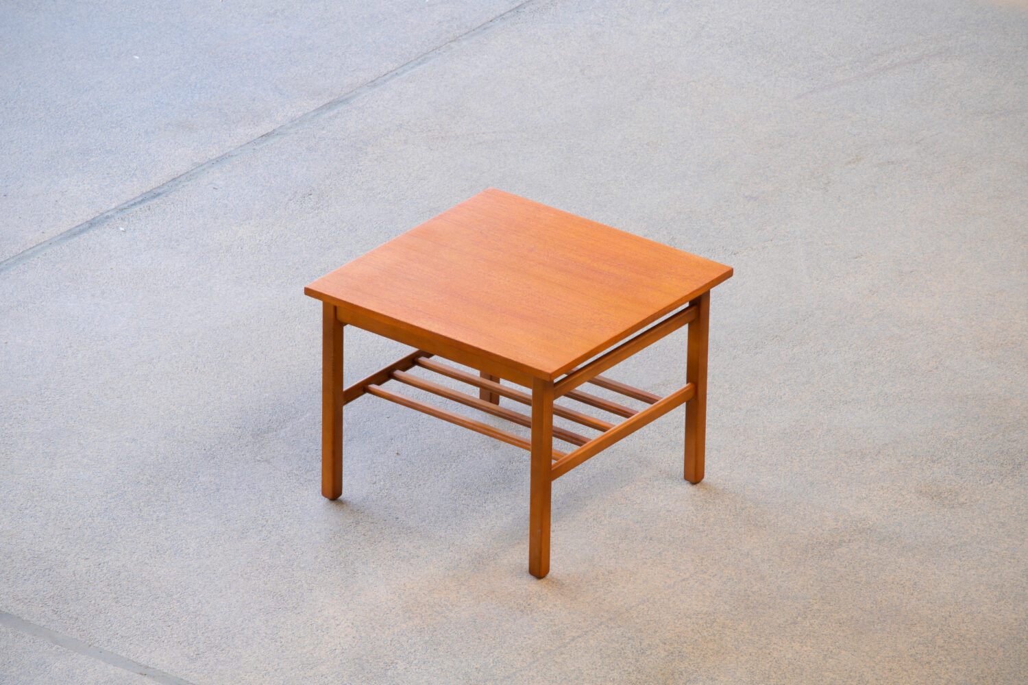 Scandinavian coffee table in teak 1960