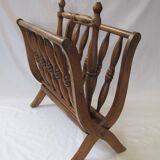vintage wooden magazine rack n°2