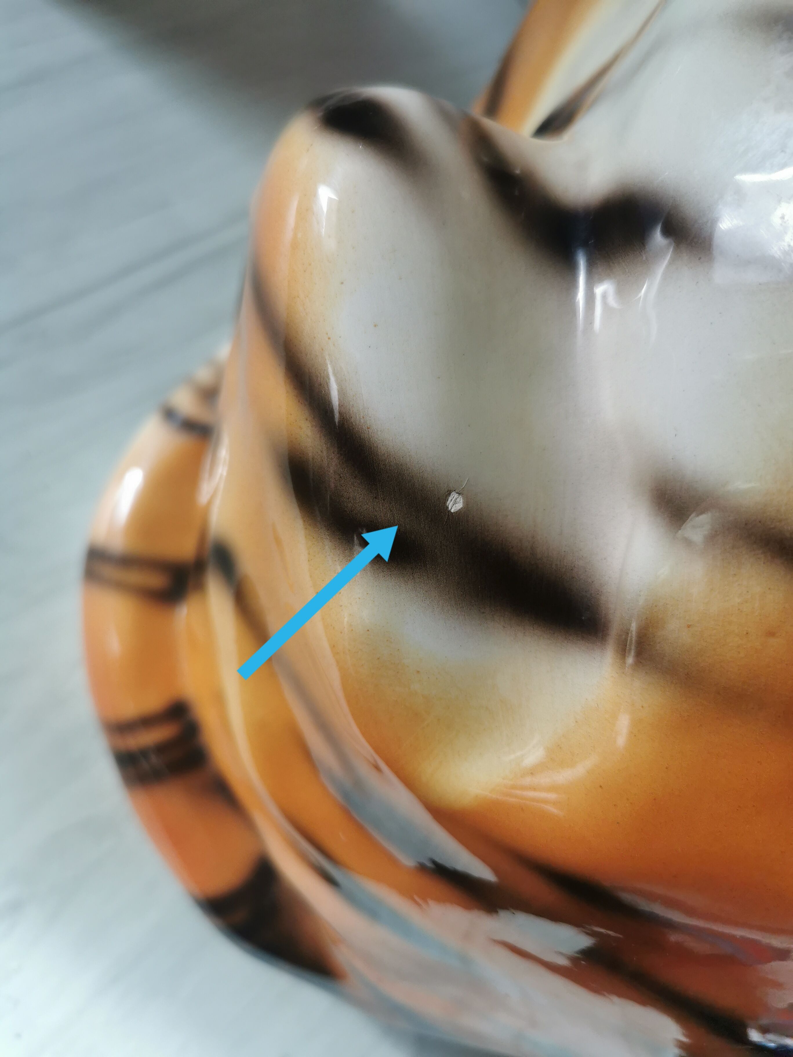 Ceramic tiger