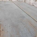 Patinated coffee table with a drawer