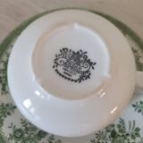 Old Gustavberg porcelain cups and saucers, Fasan collection