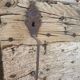 18th century studded chestnut door