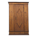 Painted Folk Art Bridal Cupboard