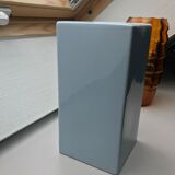 Sky blue geometric vase