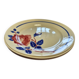 K&G Lunéville flat plates model Chantal set of 3 Art Nouveau style