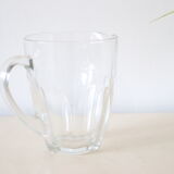 Glass pitcher, bistro, vintage