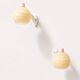 Art Deco porcelain wall lights