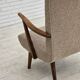 1960s, Danish armchair, furniture wool, beech wood.