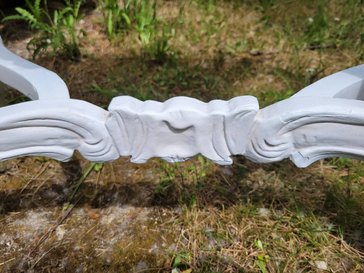 Painted wooden console