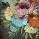 Acrylic floral painting