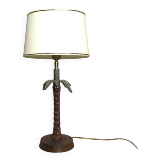 Lampe Palmier métal polychrome
