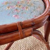 Fauteuil en rotin des années 70