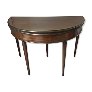 table à jeu demi-lune