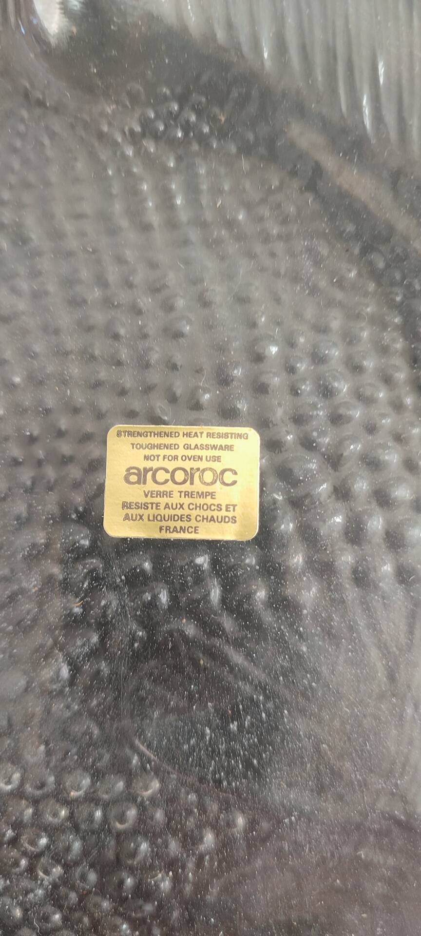 New vintage Arcoroc fish plates in original box