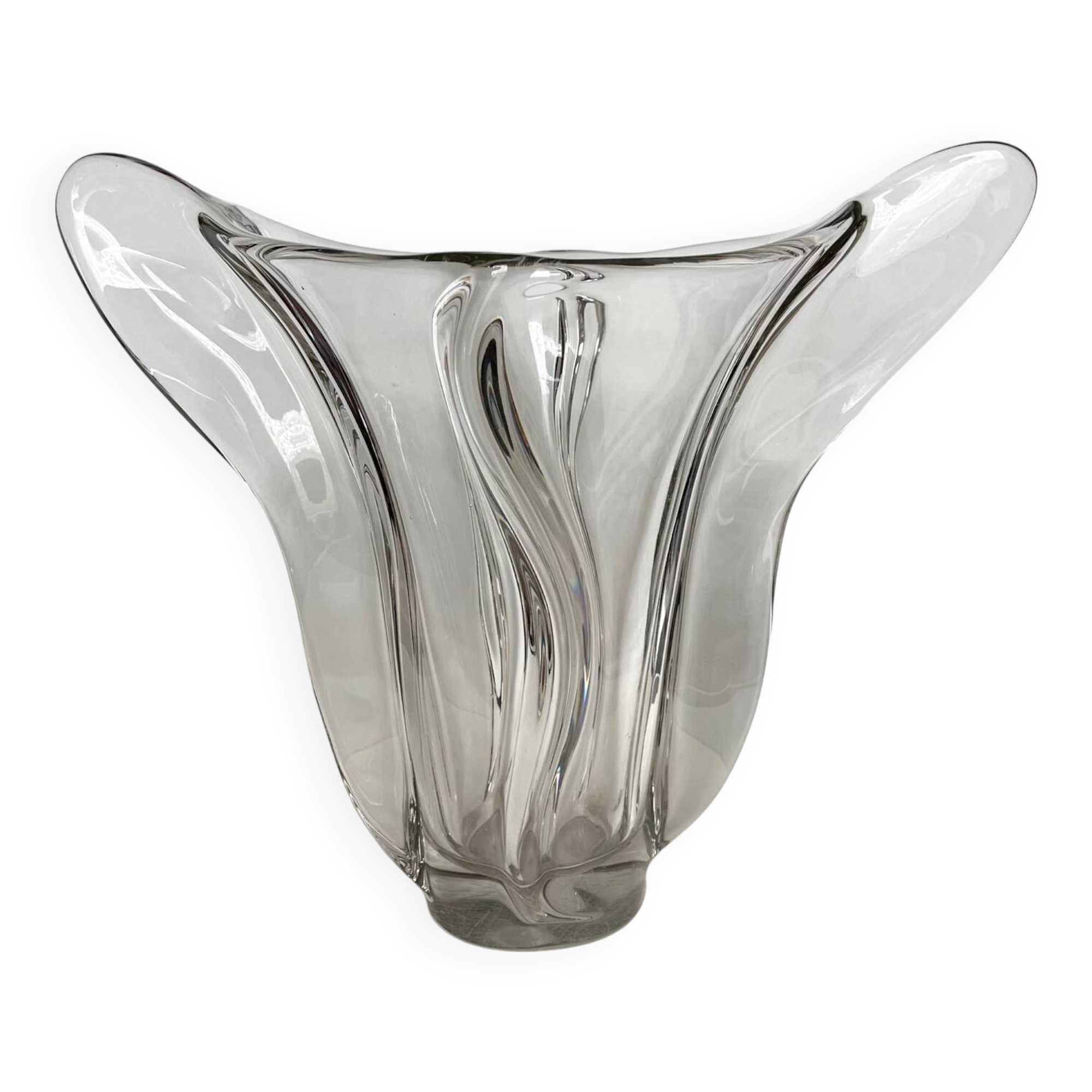 Art Nouveau crystal vase